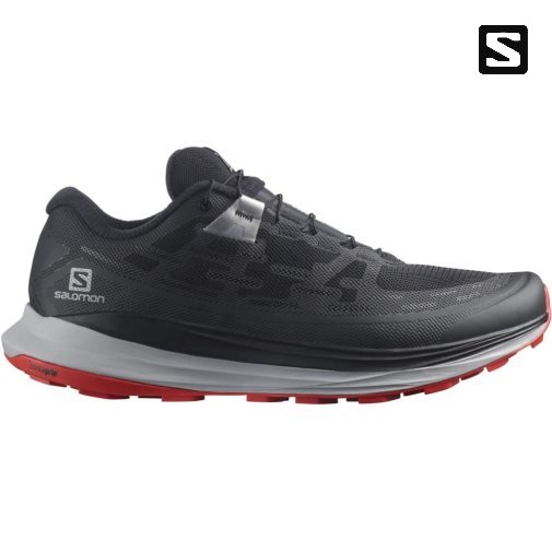 Black Salomon Ultra Glide Wide Men's Trail Running Shoes | PH 42618E